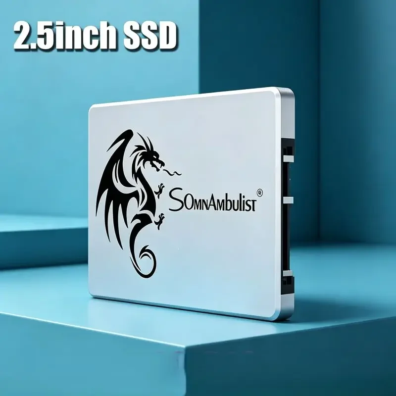 

SomnAmbulist 2.5inch SATA3 Solid State Drive, Full Solid State Storage Range 128GB to 2TB for Home Office Laptop and Desktop