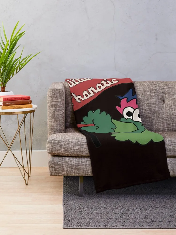 Phillie Phanatic Throw Blanket Flannels Decoratives Multi-Purpose Blankets