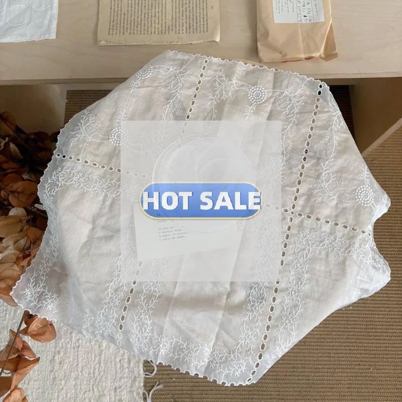 New Flower Lace Placemats Soft Lightweight Table Cup Mat Square French Cloth Napkins Table Home Decoration