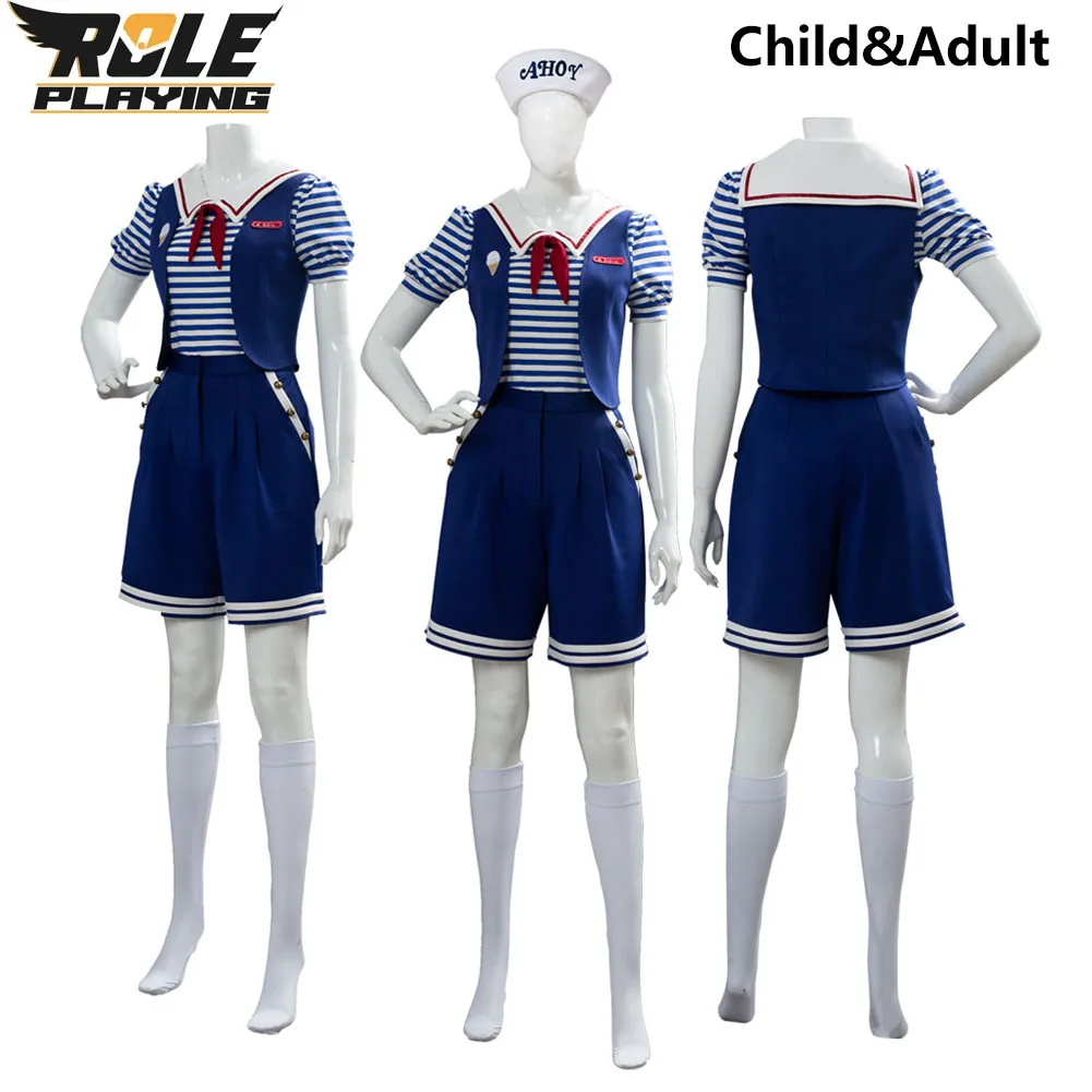 

Костюм Робина Бакли для косплея, женский, фантазийный, с фартуком в виде мороженого, униформа, маскировочный наряд для женщин, костюм для Хэллоуина и карнавала