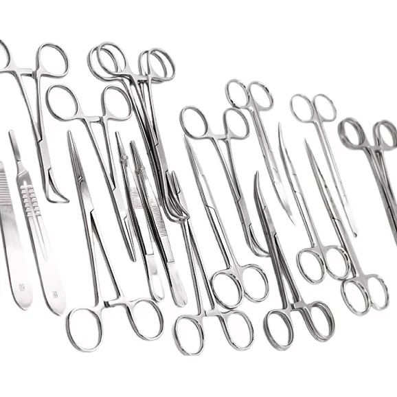 

Высококачественный набор ветеринарных хирургических инструментов, набор инструментов из мягких тканей для собак, кошачьей шпии, нейтерской хирургии, пакет ветеринарного спеления