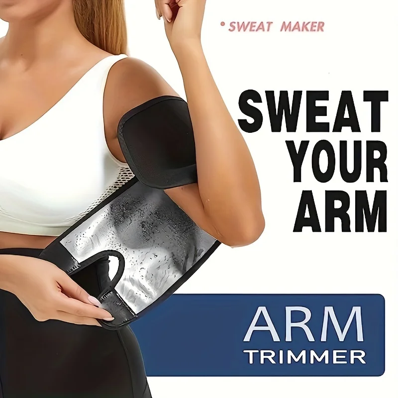 Arm Shaping Bands, A Pair of Unisex Sauna Arm Shaping Bands, Sports Training Arm Sleeves for Exercise, Sweat-inducing Arm Wraps