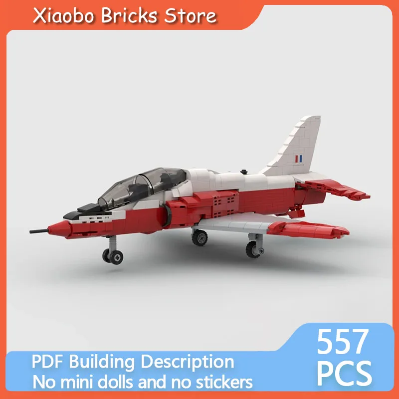 

Military Aircraft Model MOC Building Bricks Advanced Trainer T1 Modular Technology Gifts Holiday Assemble Children Toys Suit