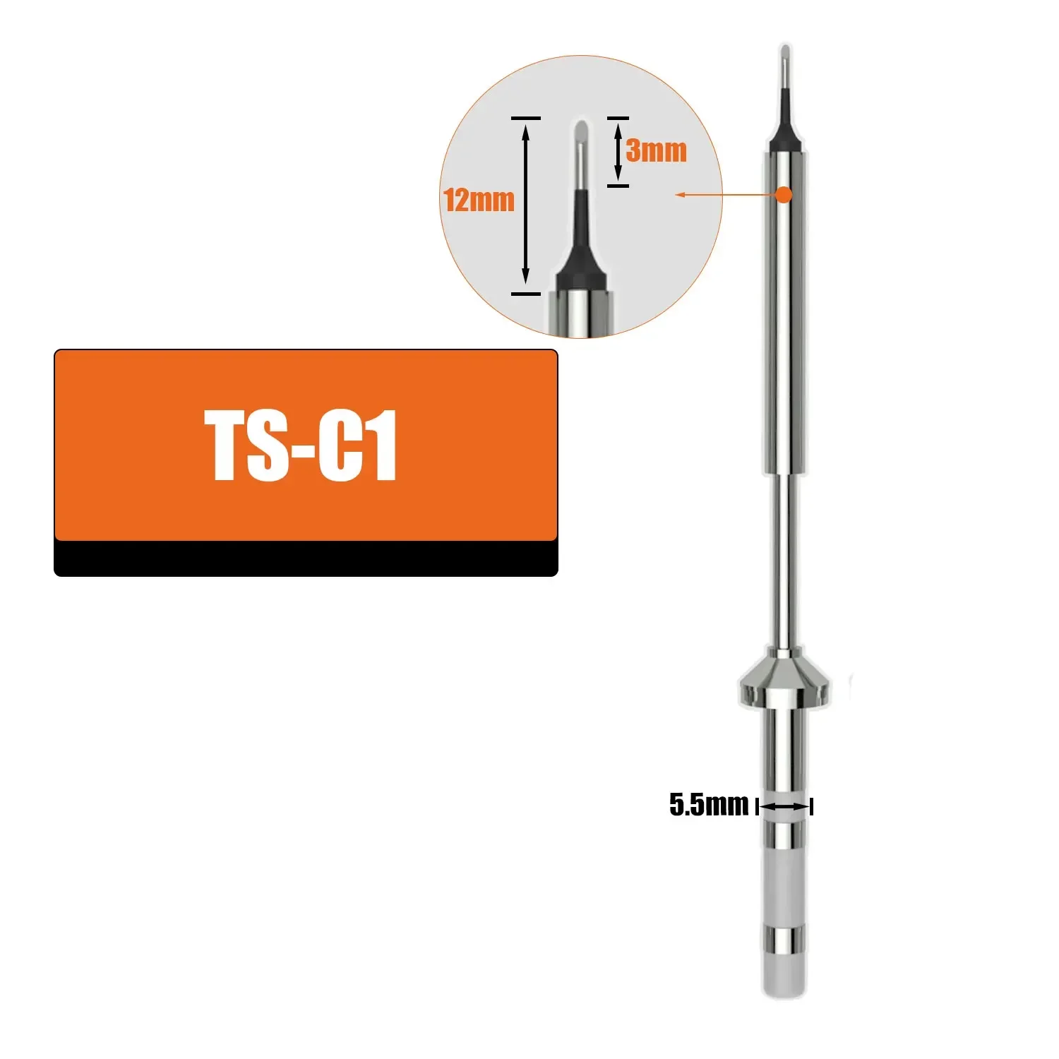 High-quality TS100 TS101 Pine64 Pinecil Replacement Soldering Iron Tip Quick Heating Stable Temperature More Durable TS-B2 BC2