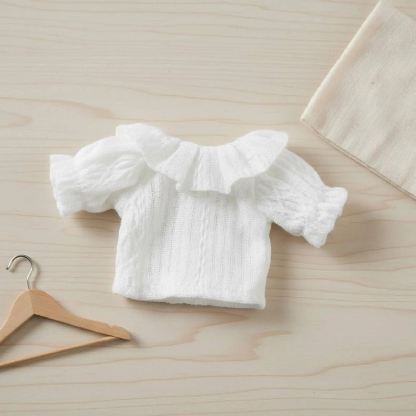 OB11 Doll Shirt Multiple Styles OB11 Base Shirt Miniature White Blouse Layering Piece for Hobbyists