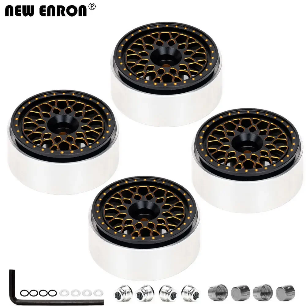 

NEW ENRON 1.9 inch Alloy Beadlock Wheel Rim hub Fit RC 1/10 12mm Hex Crawler Car TRAXXAS TRX4 TRX-4 Axial SCX10 II D90 CC01 MST