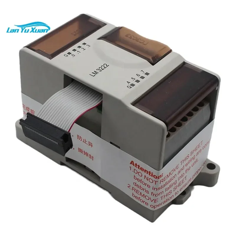 Contrôleur logique programmable PLC industriel de petite taille, canal d'entrée 8, DC 24V, LM3222