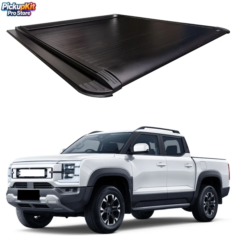 

Key Remote Electric Hard Roller Tonneau Cover - No-Drill Locking for Shark 6 4x4