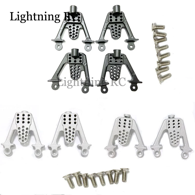 

Rc 4 Pcs/Set Metal Rear & Front Shock Mount LIFT Shocks for Axial SCx10 1/10 RC Crawler Shock Absorber Upgrade accessories