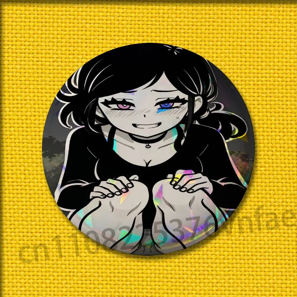 The Coffin of Andy and Leyley Badges 75mm 25mm 44mm 32mm 58mm Round Pin Brooch Souvenir Clothes Cosplay Gift Accessories