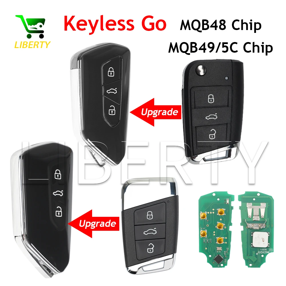 

Ly 434MHz MQB48 MQB49/5C Modified Upgrade Locksmith Car Key Fob Remote for VW Golf7 MK7 Tiguan Touran for Skoda Octavia A7 Seat