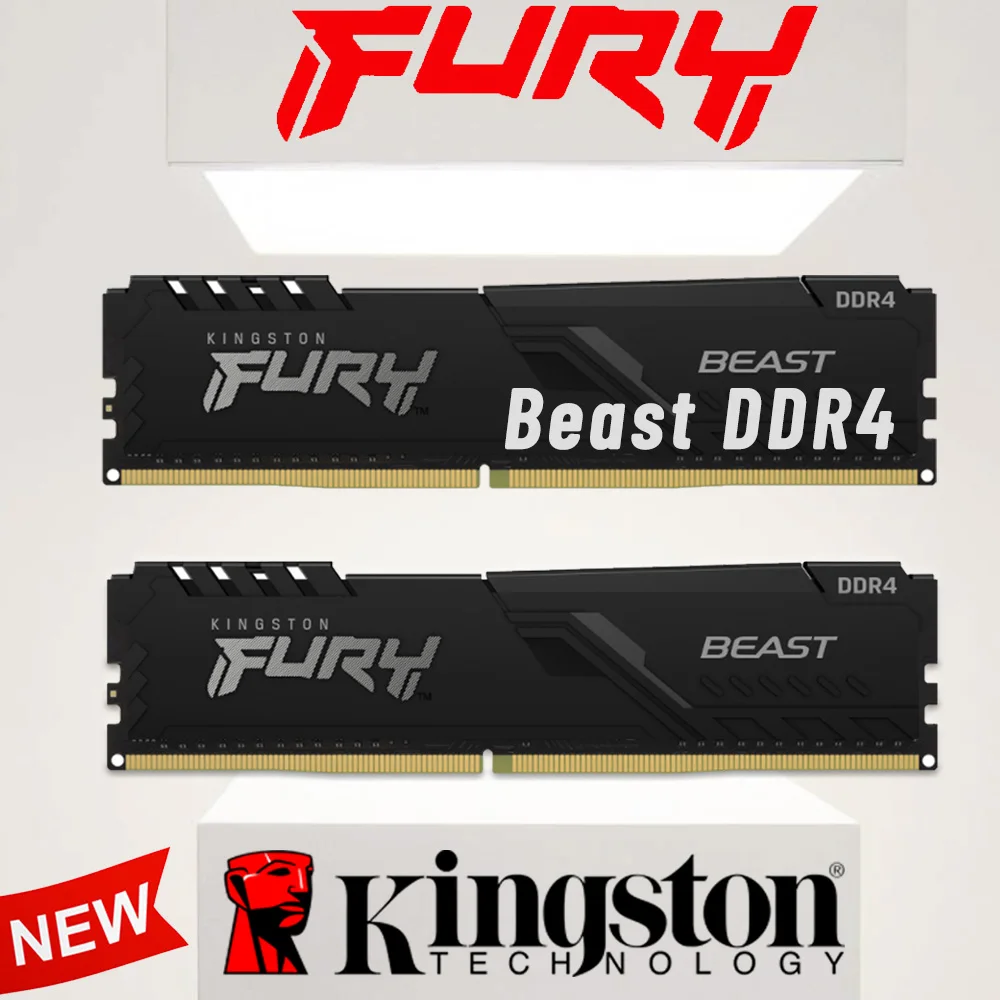 Kingston Fury 3600mhz Cl16 32gb Baru DDR4 Fury Beast DDR4 2666MHz