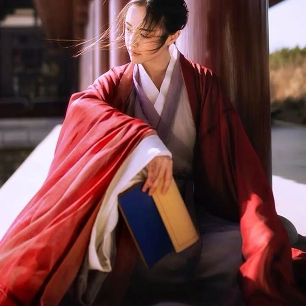 ‌Handmade Hanfu Outfit - Ancient Chinese Clothing, Elegant Qiyao Ruqun, Historical Costume, Photoshoot Dress