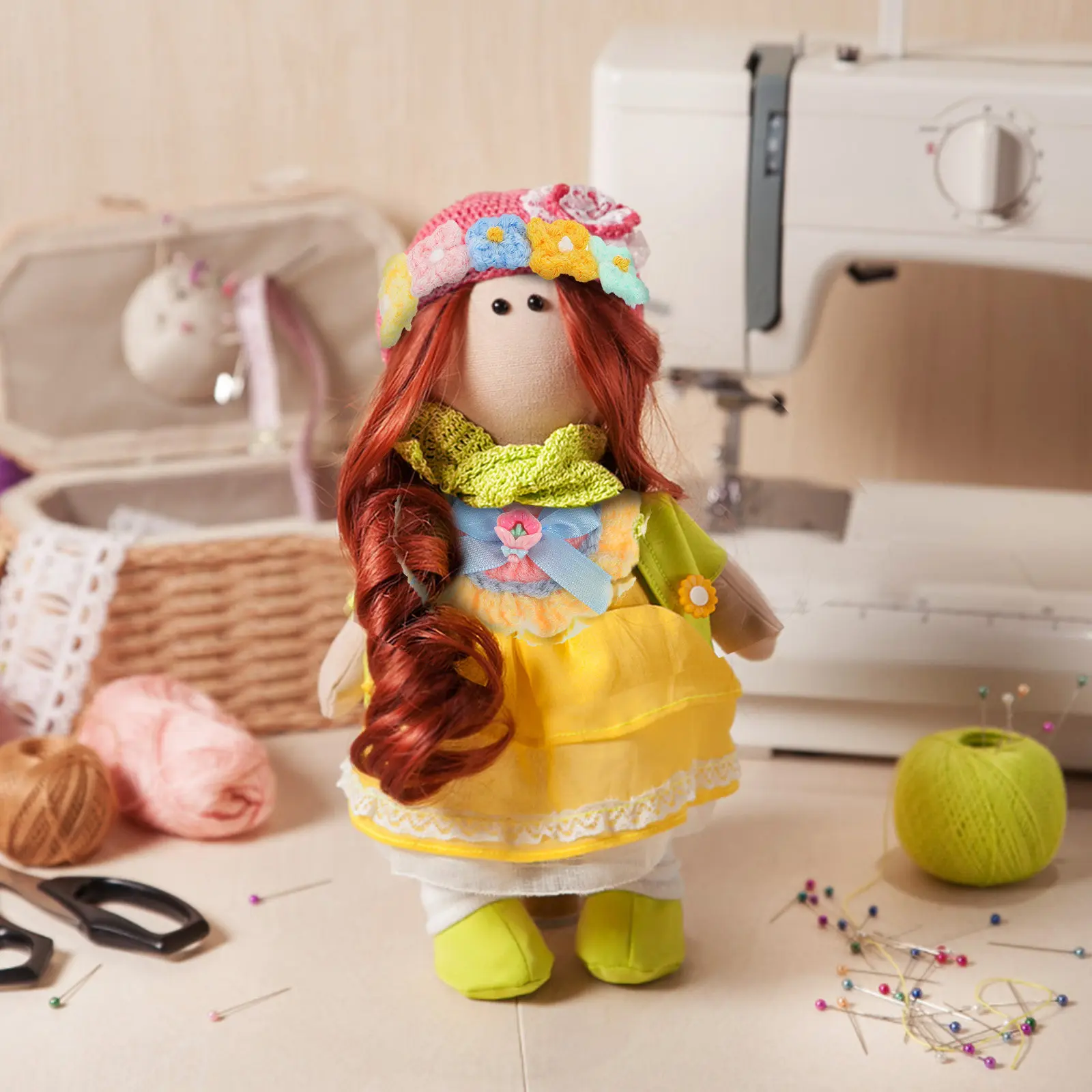 مجموعة من 17 قطعة من عصابات الرأس المزينة بالزهور ومستلزمات التصوير واللعب اليومي للأطفال، إكسسوارات مصغرة لملابس الأطفال