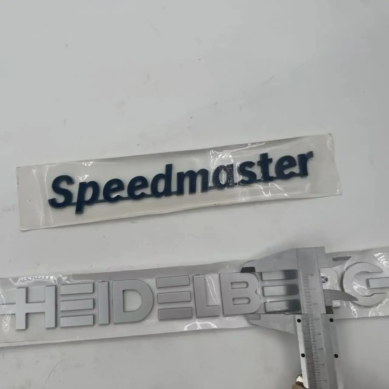 1 Set Signage Wordmark Speedmaster Heidelberg SM52 SM74 SM102 Letter Label Protective Cover