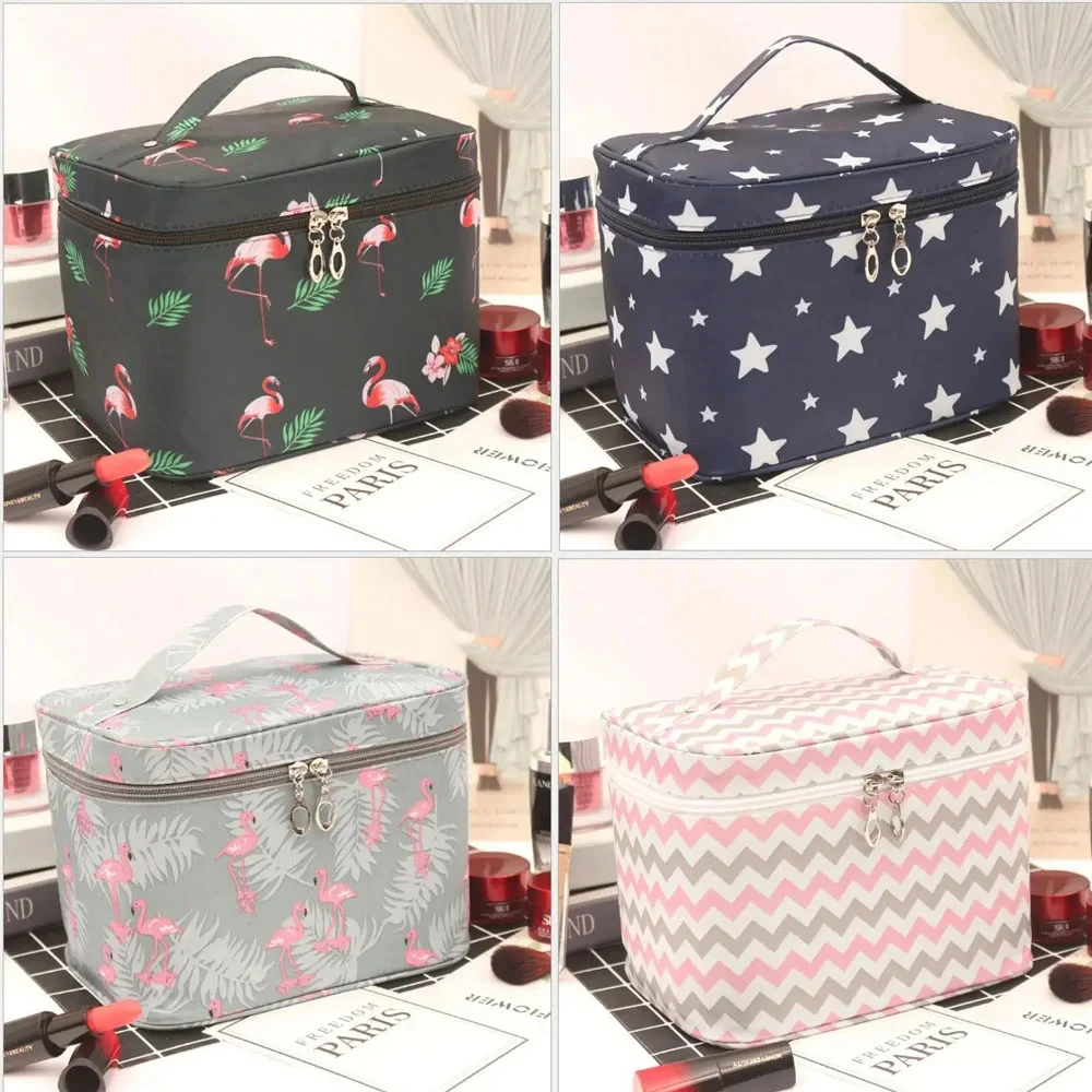 Large Capacity Portable Cosmetic Bag For Women Waterproof Makeup Bag Toiletries Organizer Storage Cases Zipper Wash Beauty Pouch