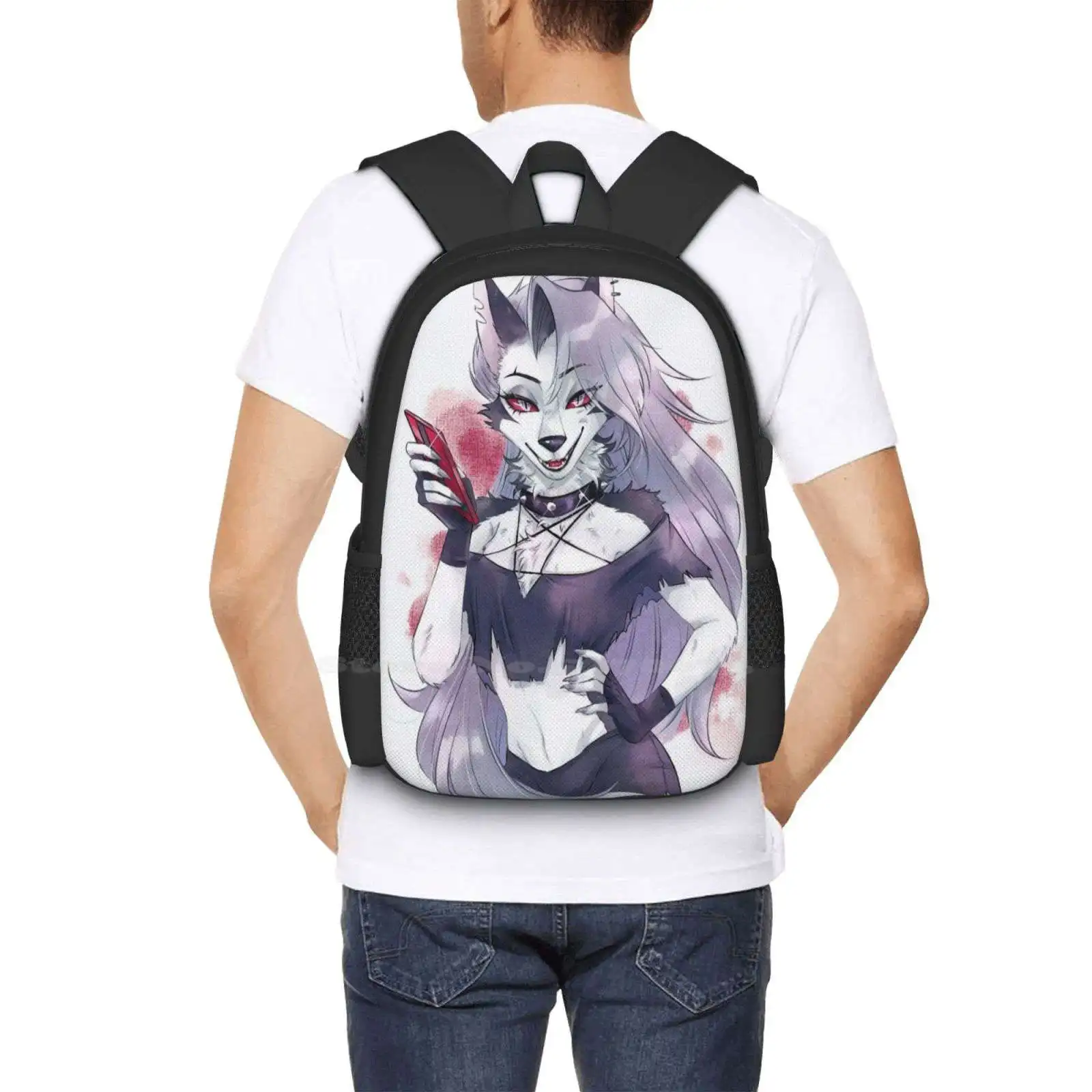 Helluva Chef Loona Rucksack für Schüler Schule Laptop Reisetasche Helluvaboss Helluvaboss Helluvaboss Helluvaboss Helluvaboss