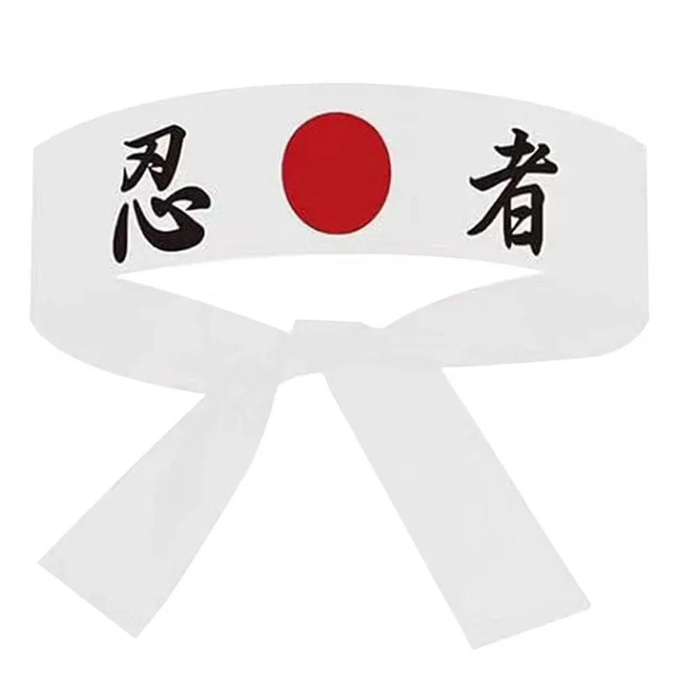 Diadema Hachimaki multiusos, diademas higroscópicas transpirables para Chef de Sushi, accesorios de disfraz, diadema japonesa