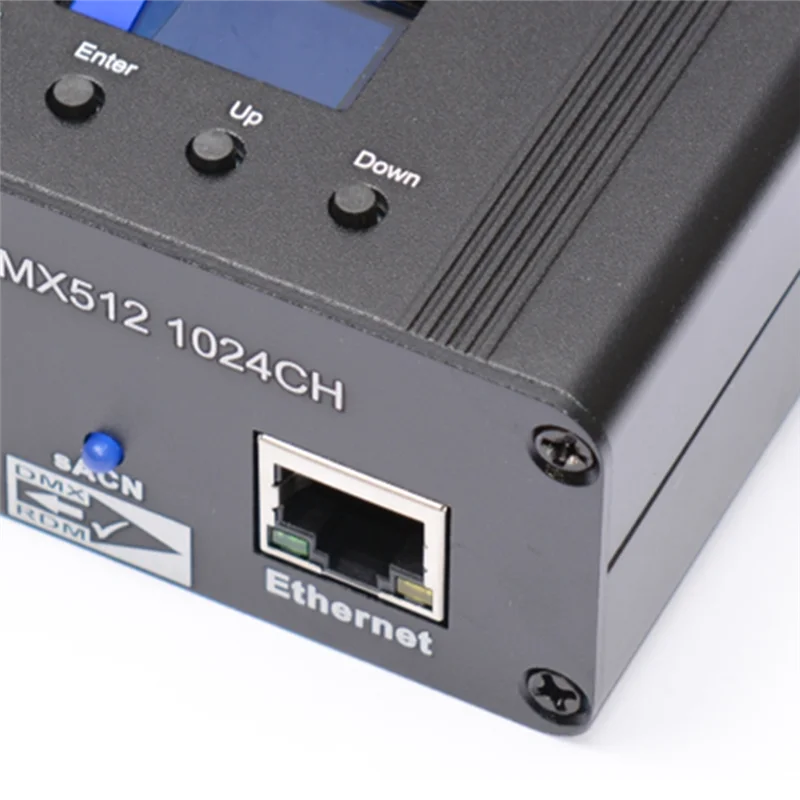 

Artnet DMX512 Ethernet Lighting Controller Interface 2 Universe 1024 Disco,RDM/Ascn Version