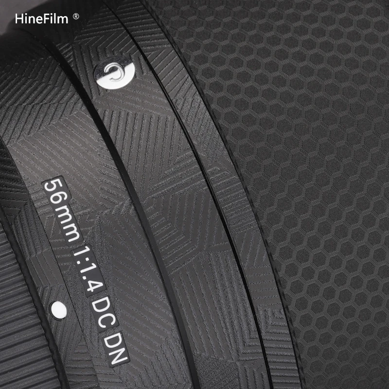 Sigmaレンズステッカー,レンズコートラップ,保護フィルム,56mm,f1.4,dc,dn,m43