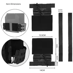 2PCS Tactical Vest Quick Release Buckle Molle Kit Universal Airsoft Vest Quick Removal Buckle Set Hunting Accessories