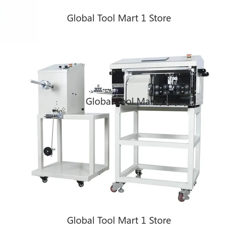 High Efficiency Automatic Coaxial Cable Stripper Cutter Single Wire Peeling Machine for Cable Processing