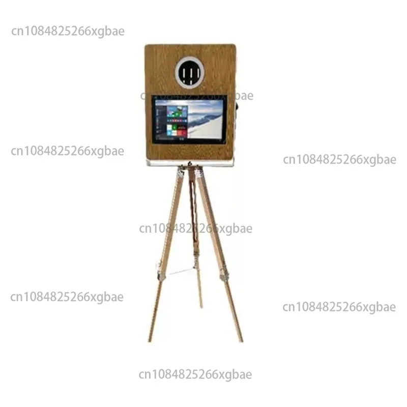 

Hot Sale Dslr Pad Selfie Photo Booth Shell Wooden Photobooth Photo Booth Kiosk Digital Vintage Photo Booth With Printer