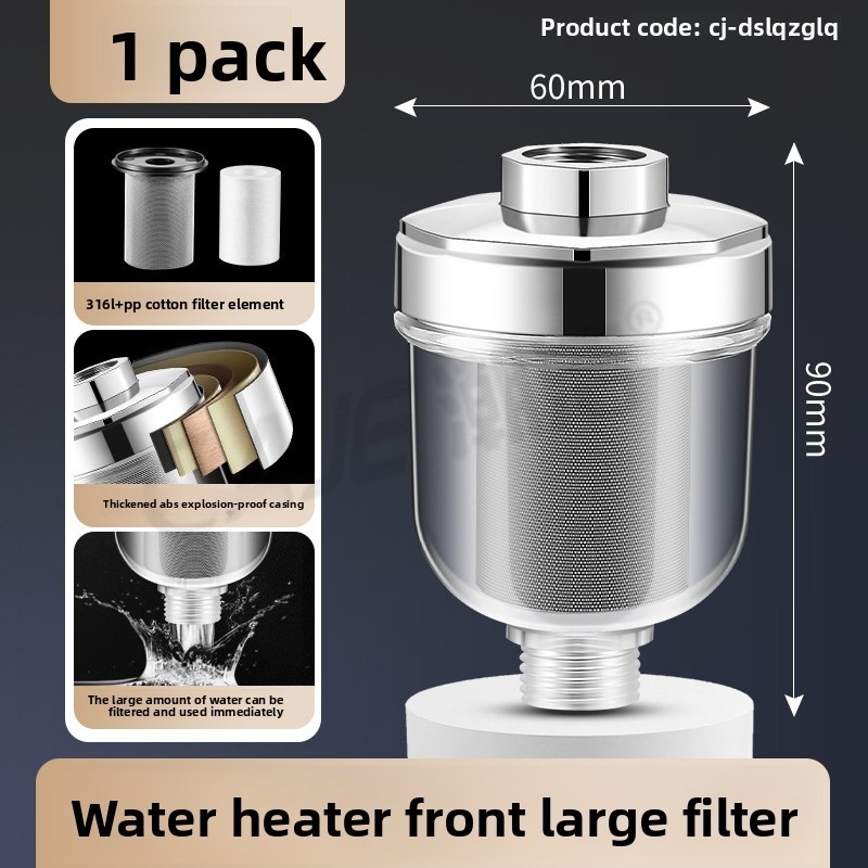 Pre Filter of Water Heater Household Gas Wall Mounted Boiler with No Replacement Core Self Inlet Water Purifier 4-port New 