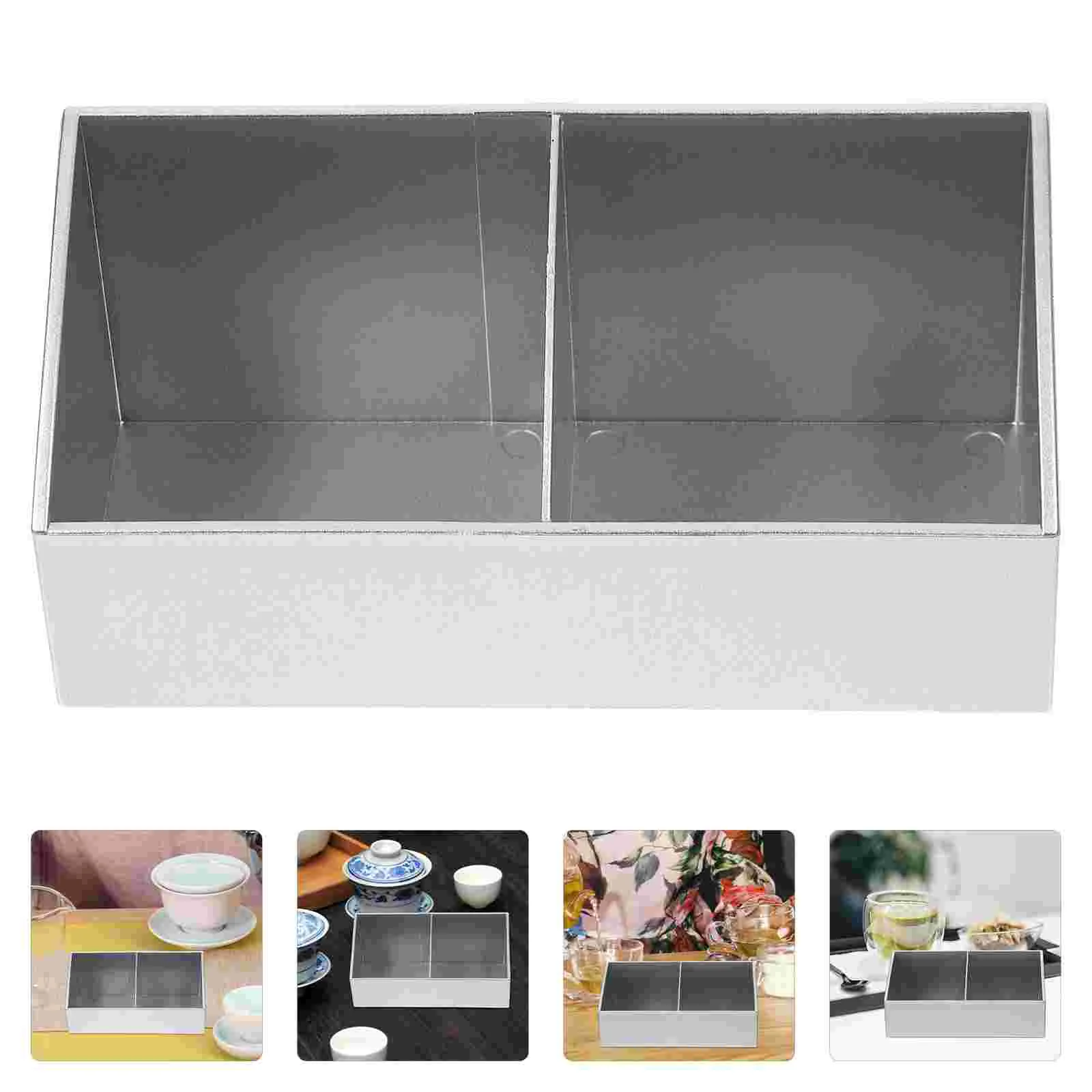 Restaurant Coffee Stand Condiment Containers Bag Holder Sugar Packets Tea Organizer for Bags Grid