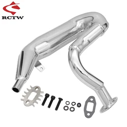 Exhaust Pipe/ Tuned Pipe of 23CC ~ 36CC Engine for 1/5 Rc Car HPI ROFUN KingMotor ROVAN BAJA 5B 5T 5SC Truck Spare Upgrade Parts