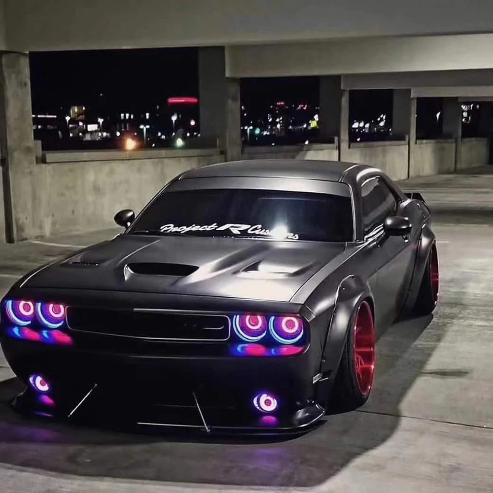 Carbon Fiber Bodykit Fiber Engine Hood For Dodge Challenger 2015+ 200% tested well
