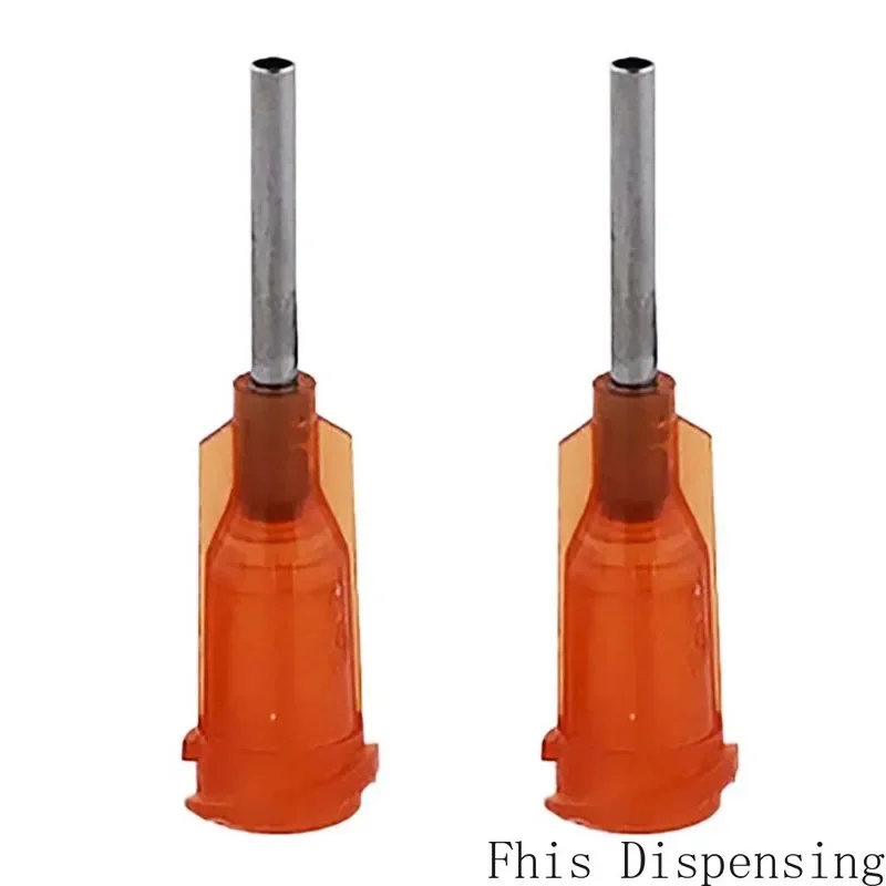 

15G 1/2 Inch W/ISO Standard Precision Passivated S.S Dispense Tip with PP Safetylok Hub Glue Dispensing Needle Tips Pack of 1000