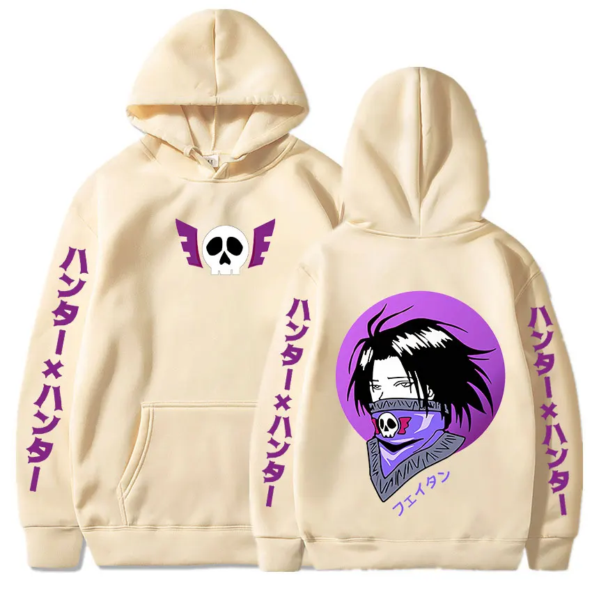 Anime Hunter X Hunter Hoodie Feitan Potoo Cosplay Pullover Men Women Tracksuit Casaul Oversize Sweatshirt Hoodies Streetwear