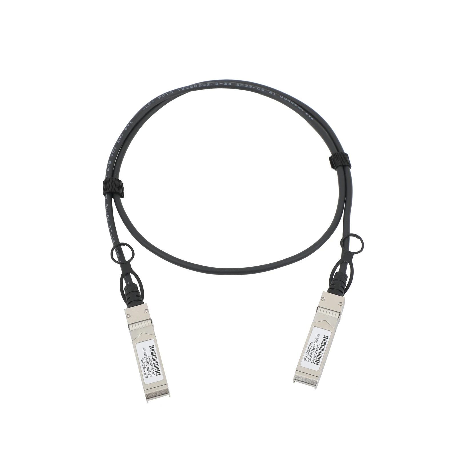 Kabel Tembaga DAC SFP+ Kecepatan Tinggi 1M/2M/3M ​ ​ Kabel Serat Optik untuk Cisco Mikrotik Ethernet Switch