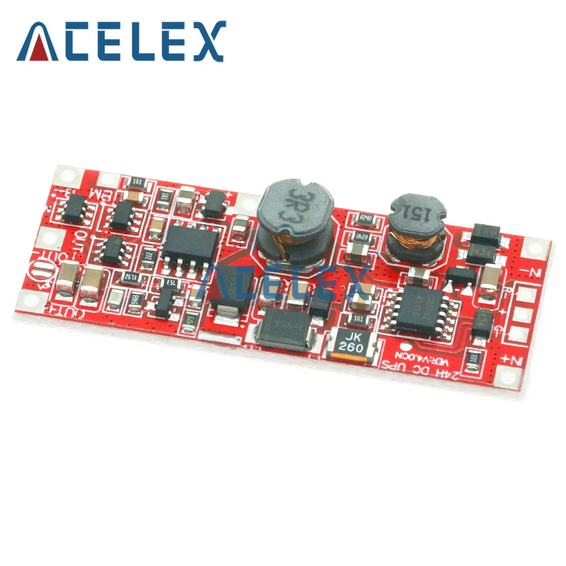 DC 12V/15V 24W 1A UPS Power Supply Module Uninterruptible Power Control Board 2S V4.0CN Charging Step Up Protection Module