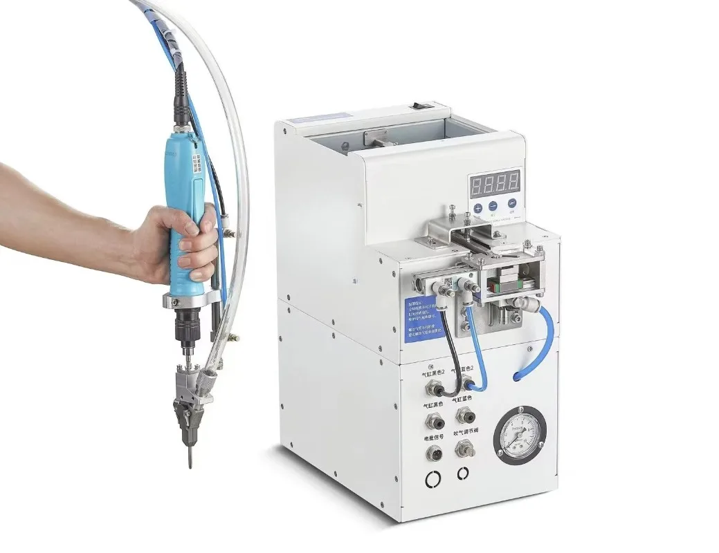Handheld Automatic Electric Screw Tightening Machine With Blowing Type Screw Feeder Screwdriver Machine Automatic Feeder Machine
