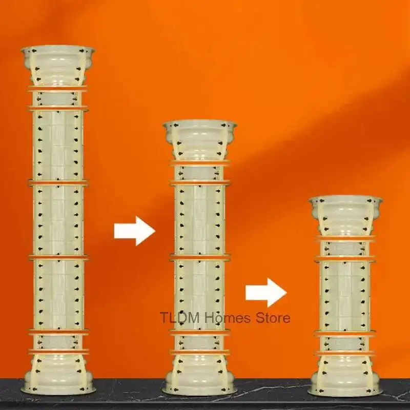 

Durable ABS Plastic roman column Mold Concrete Round Column Mold for Gardening Roof Support Molding House Construction Tool M