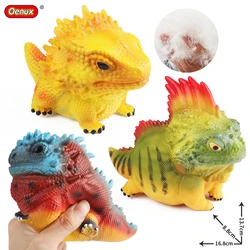 Oenux Insect Animal Wild Reptile Model Lizard Crocodiles Action Figures Soft Cotton Cute Fun Halloween Education Toy Kid Gift