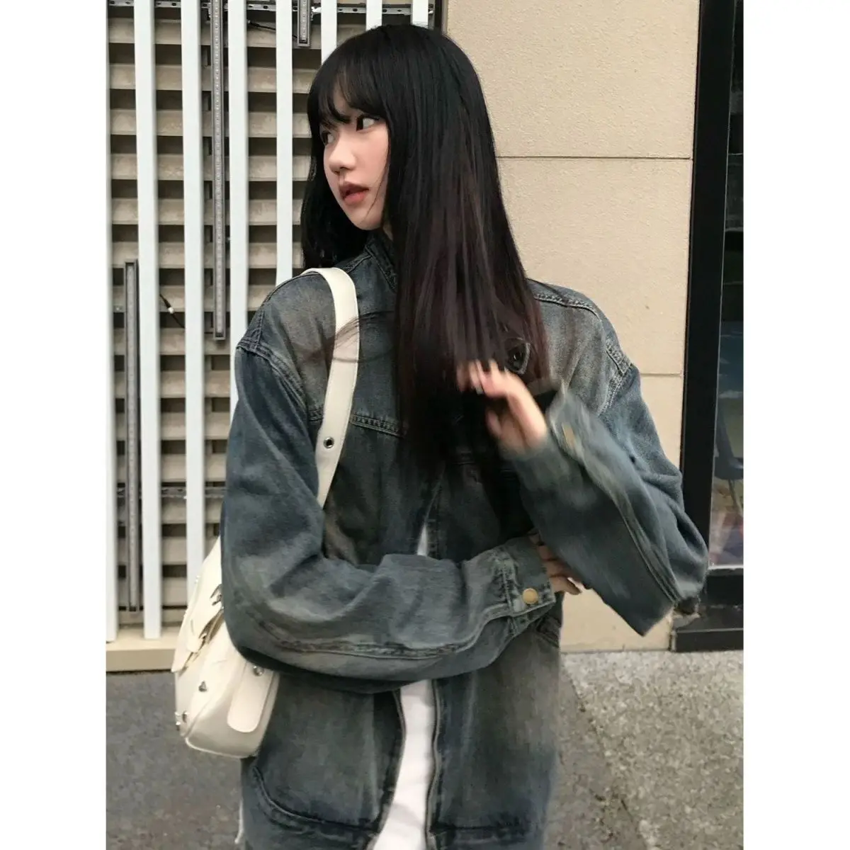 

Spring Jackets Women Autumn Woman Clothing Corduroy Patchwork Retro Vintage Style Button Front Pocket Ladies Pure Simple Basic