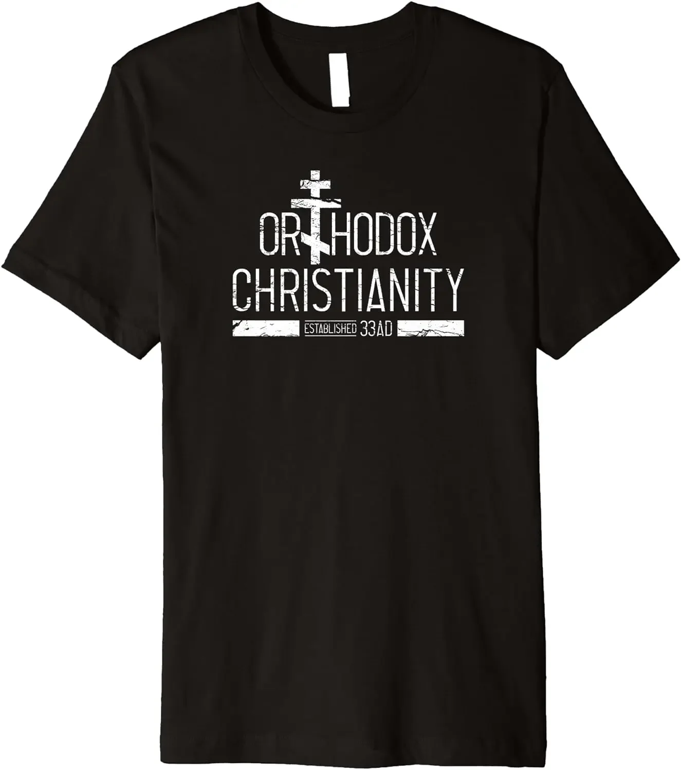 

Distressed Orthodox Christian T-Shirt 100% Cotton O-Neck Summer Short Sleeve Casual Mens T-shirt Size S-3XL