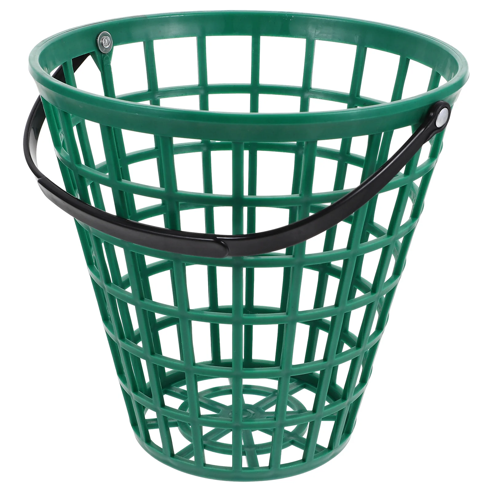 

75pcs Golf Ball Pickup Basket Outdoor Durable Stackable Design For Range Practice Portable Ball Carrier Container Green