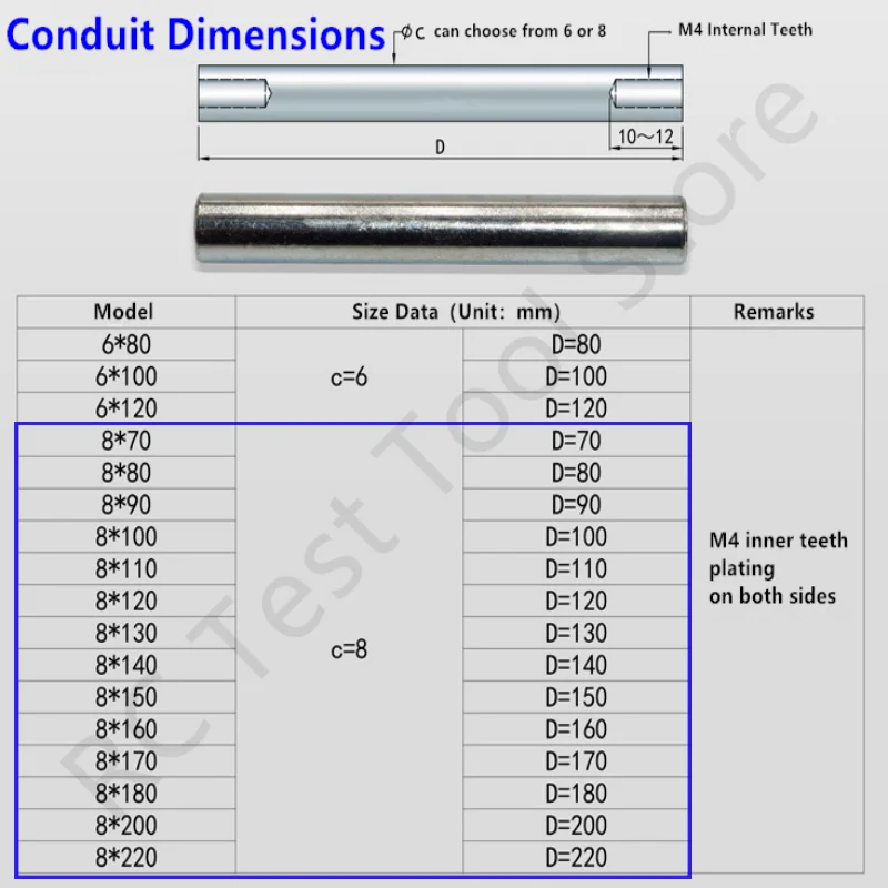 1PCS PCB Test Fixture Fitting Linear Bearing Seat LM8UU Support Rod Counterpoint Rod Clamp Bearing Column Conduit Guide bar 8mm