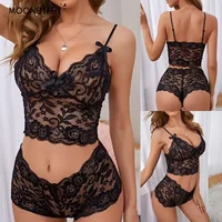 Lencería Sexy para mujer, ropa interior femenina de talla grande, lencería estampada, camisón, ropa de dormir, lencería Sexy, paquete Sexy para mujer