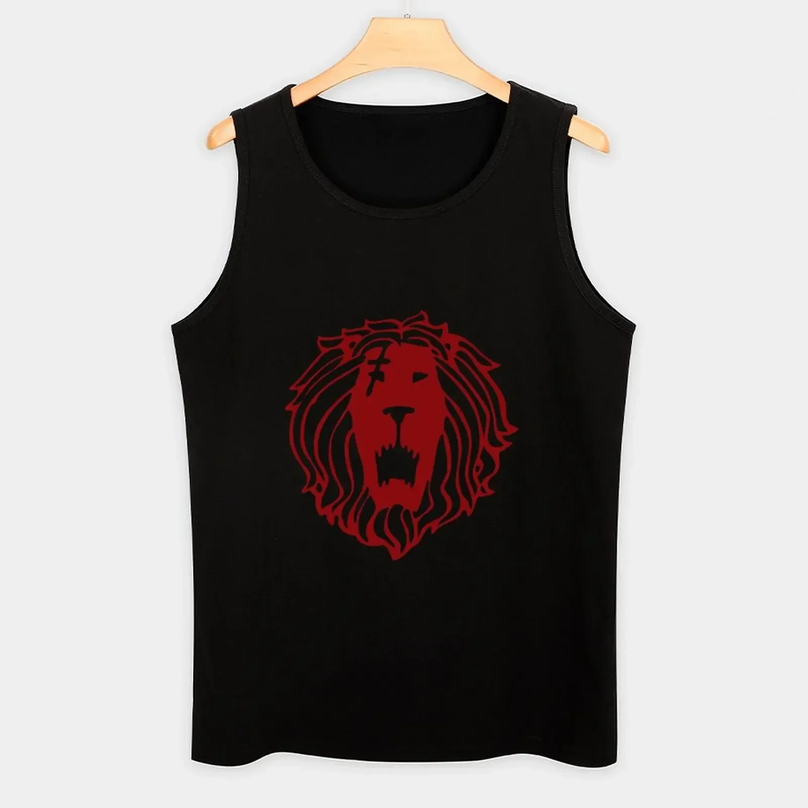 New Escanor Symbol Tank Top T-shirt man sleeveless tshirts for men Men's clothes luxury style