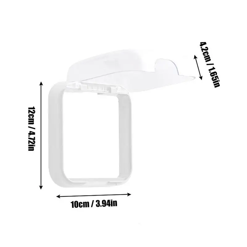 Caja de salida para exteriores, cubierta de enchufe resistente a la intemperie, caja eléctrica con cubierta de salida para baño y exterior