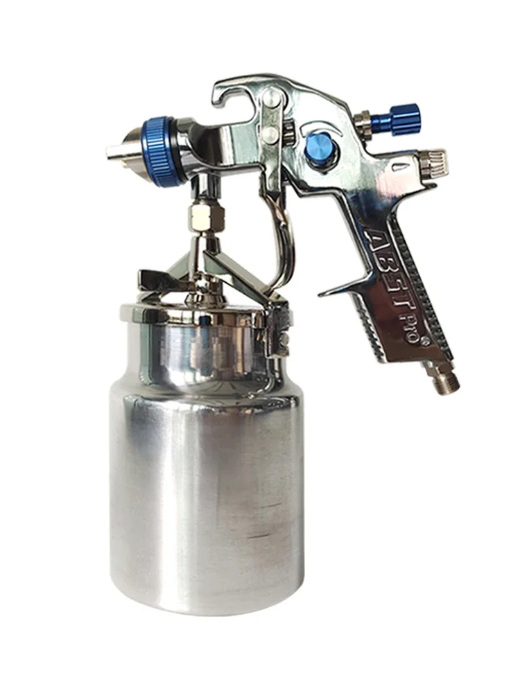 ABST Pneumatic Paint Spray Gun With 1.7 Caliber Lower Pot For Automotive Spraying And Industrial Coating Spraying