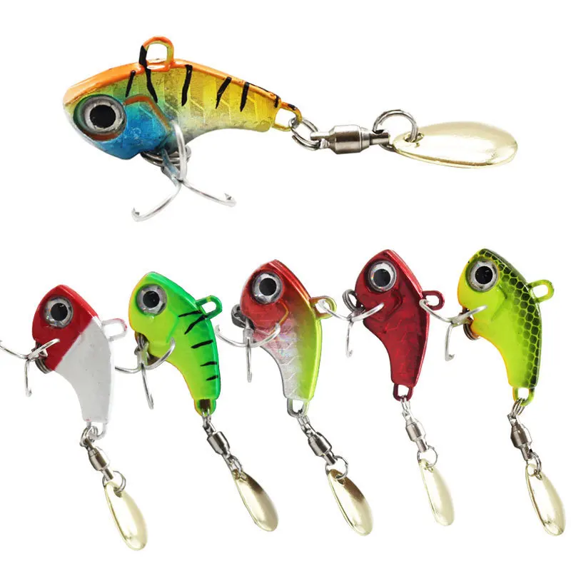 

Metal VIB Vibration Spinner Blade Hard Lure Long Casting Fast Rotating Artificial Freshwater Saltwater Bass Pike Perch Tackle