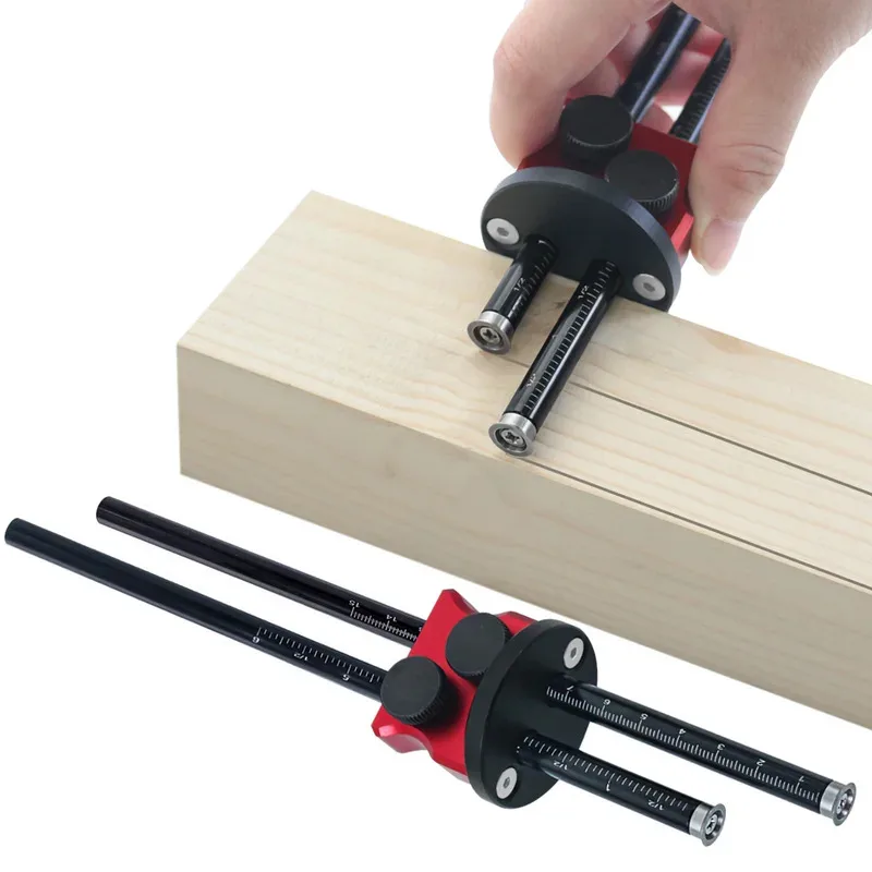 New Woodworking Double drawn lines European Style Scriber High Precision Blade Scribing Tools Carpentry Parallel Line Drawing  ﻿