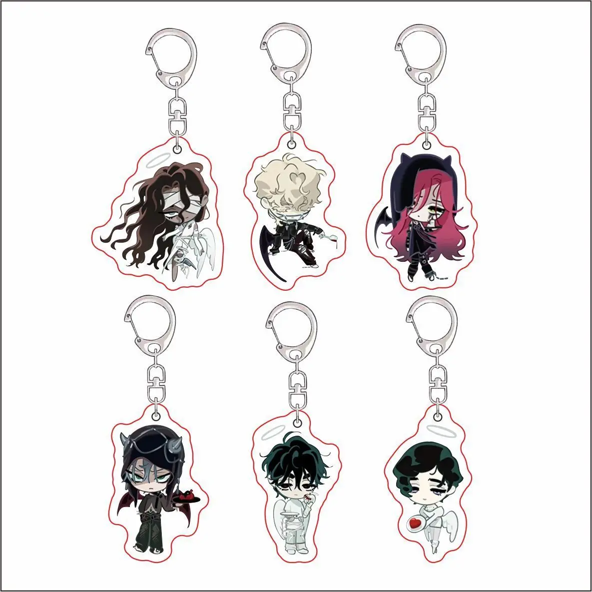 Anime Alien Stage Keychains Chibis for Womens Accessories Bag Luka Ivan Till Mizi Hyuna Sua Keyrings Jewelry Fans Gifts