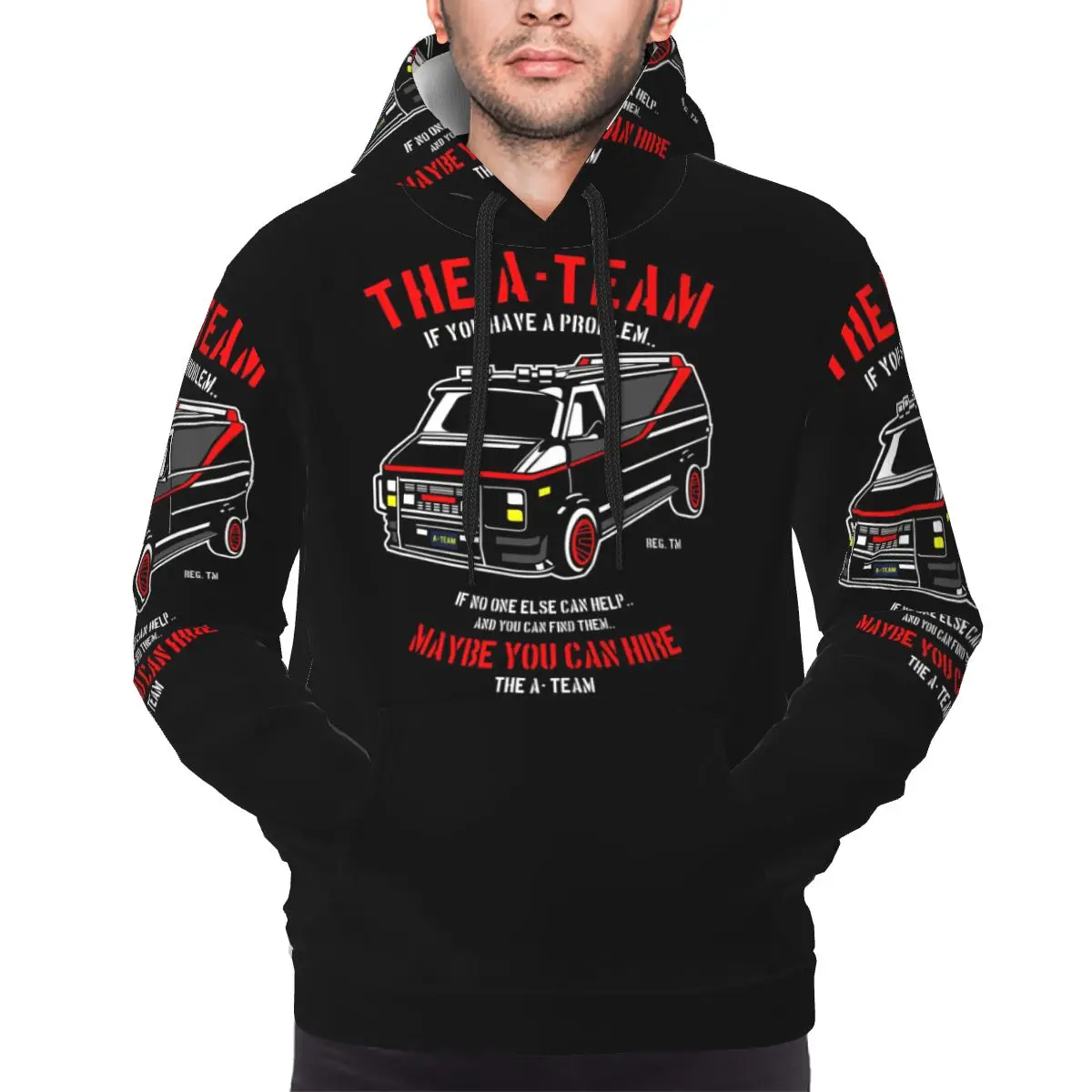 

Толстовки The A Team, пуловер в стиле хип-хоп, осень-зима, мужские и женские толстовки, топы с длинными рукавами